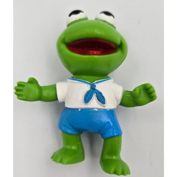 1986 Muppet Babies McDonalds Toys Fozzie Bear, Kermit the Frog, and Gonzo - Picture 7 of 12